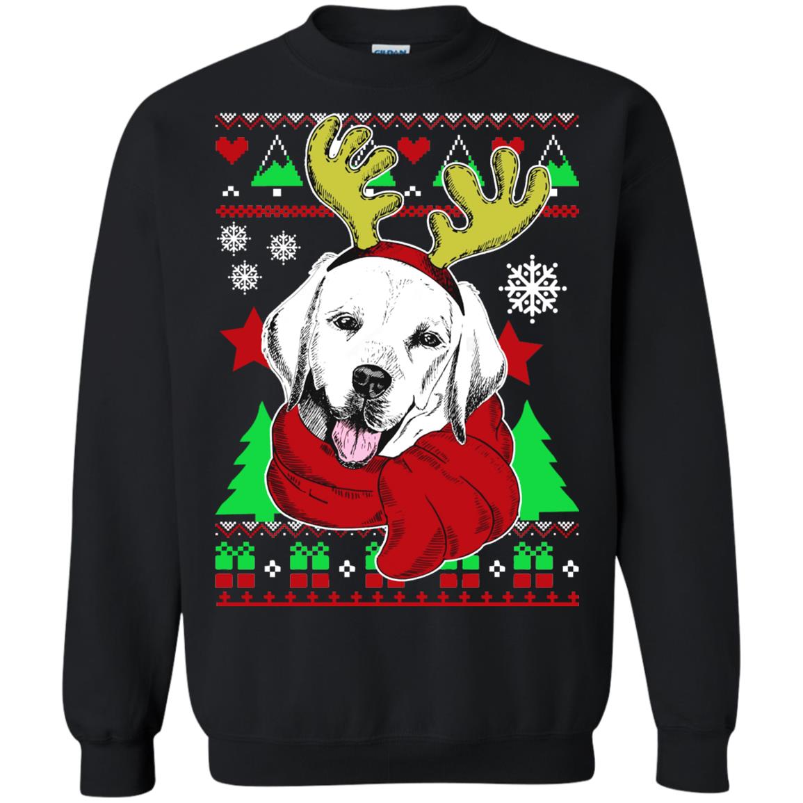 Labrador Ugly Christmas Sweater - TeeDragons
