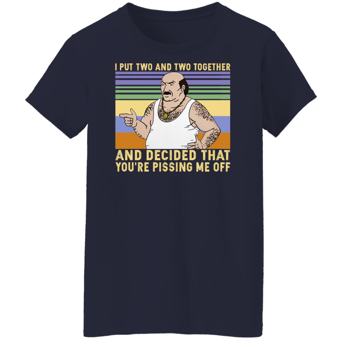 Carl - I put two and two together and decided shirt
