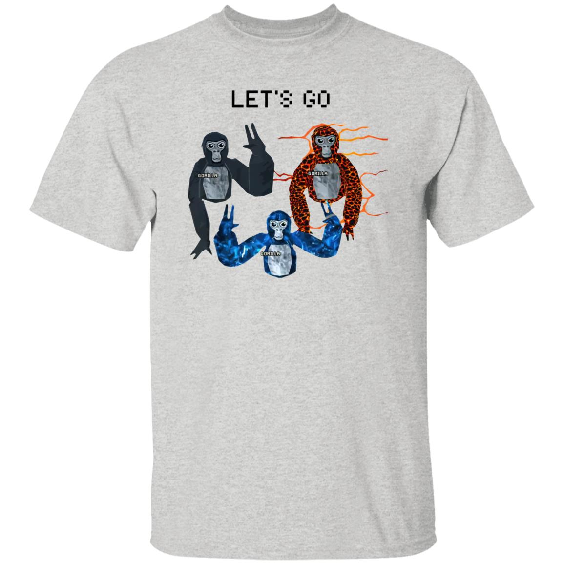 Gorilla Tag Monke Vr Gamer Let’s Go Shirt