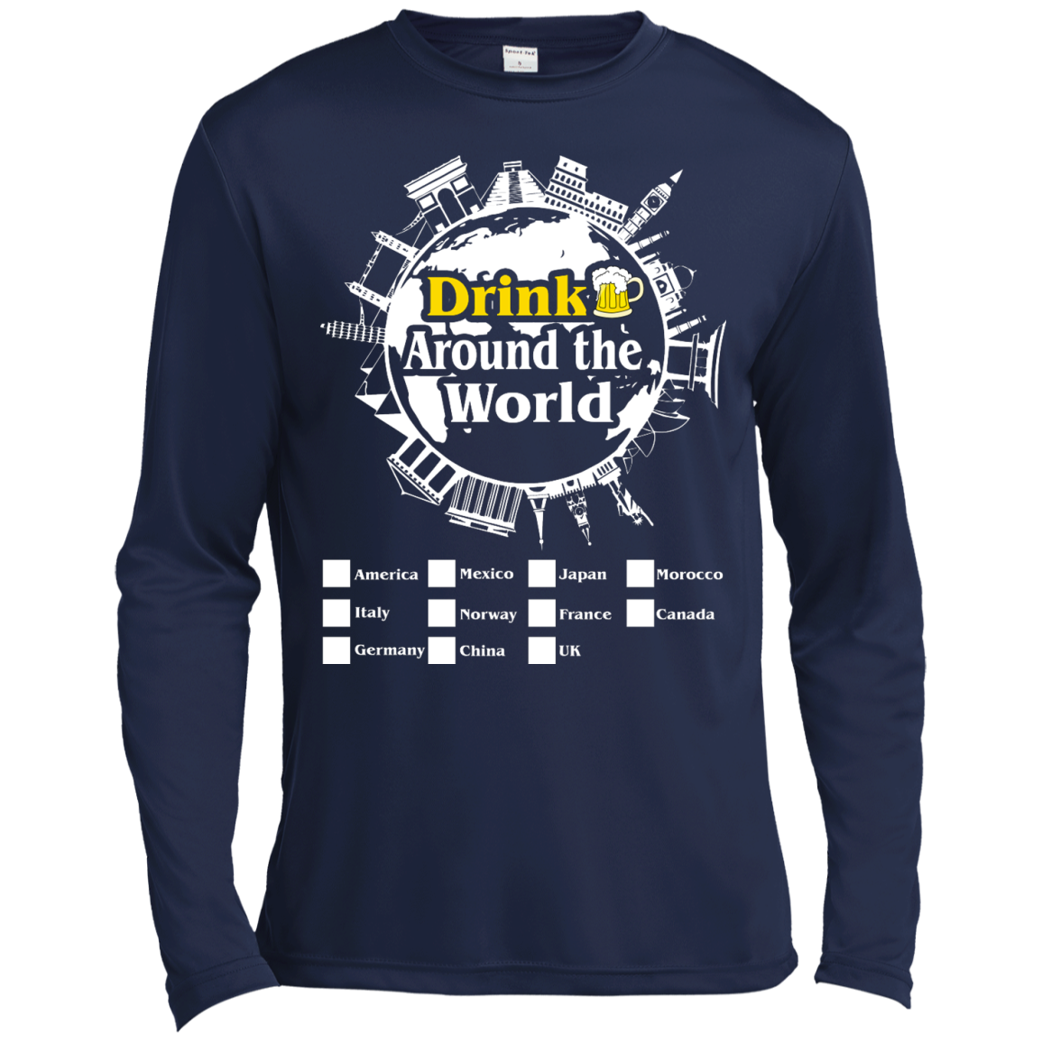 Drink Around The World Shirt, Hoodie, Tank - TeeDragons