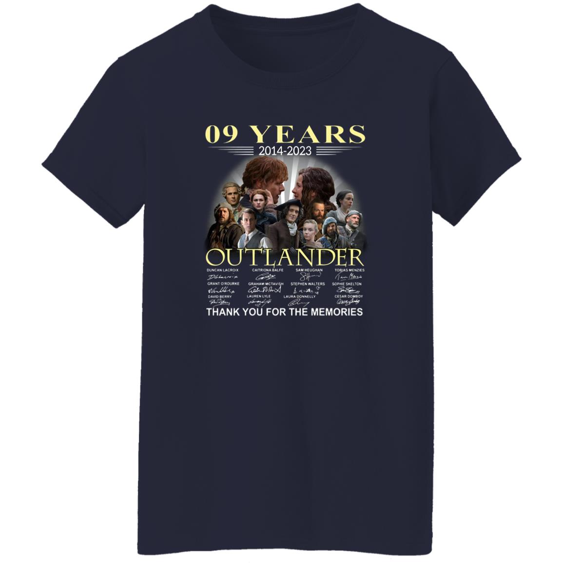 09 Years 2021-2023 Outlander Thank You For The Memories Shirt