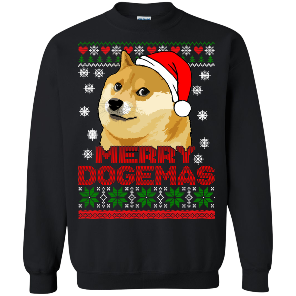 Merry Dogemas Christmas Sweater, Hoodie - TeeDragons