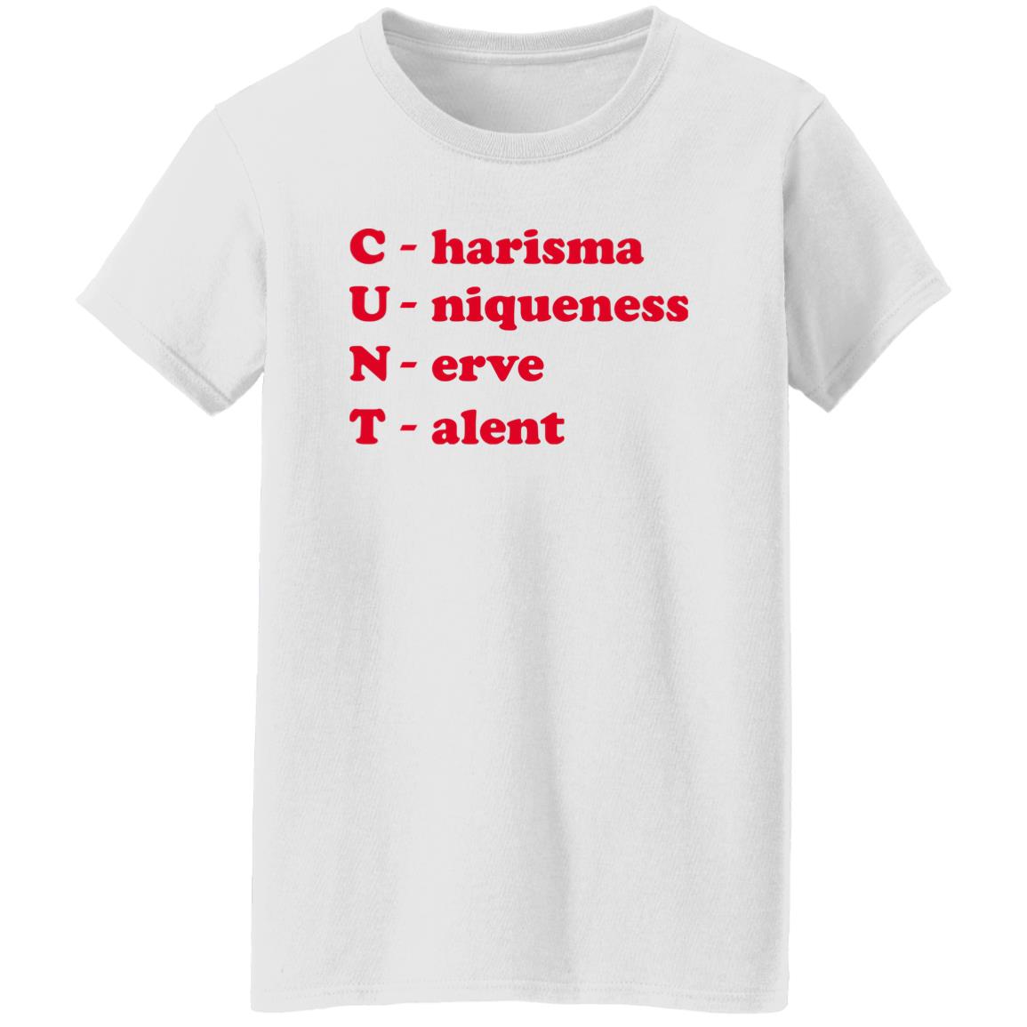 C-NT – Charisma Uniqueness Nerve Talent Shirt