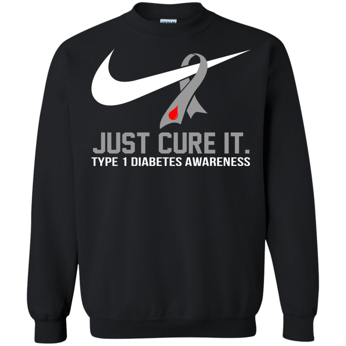 Just Cure It - Type 1 Diabetes Awareness Shirt, Hoodie, Tank - TeeDragons