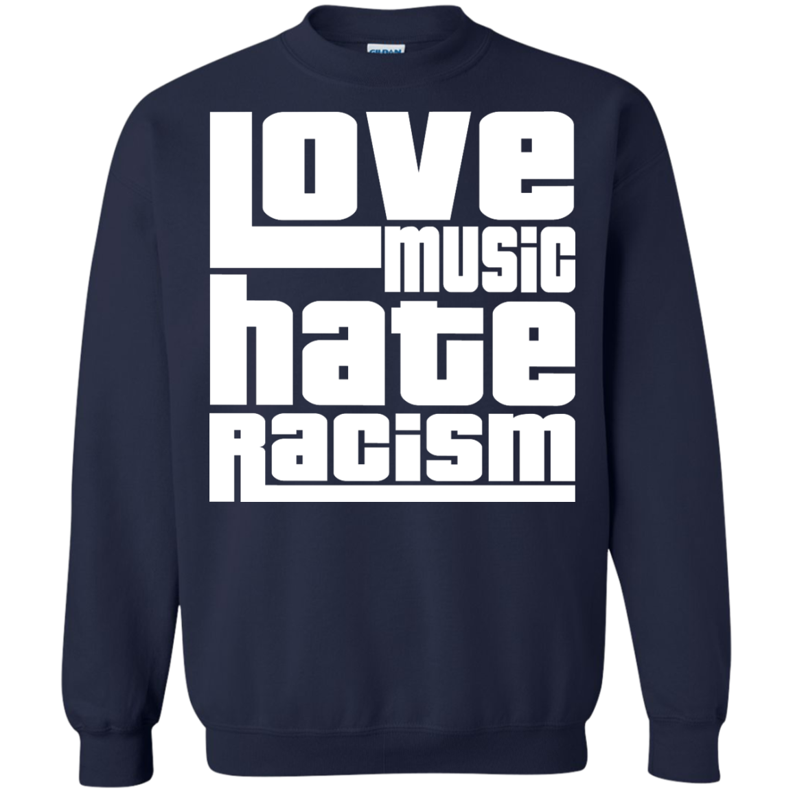 Love Music Hate Racism Shirt, Hoodie, Tank - TeeDragons