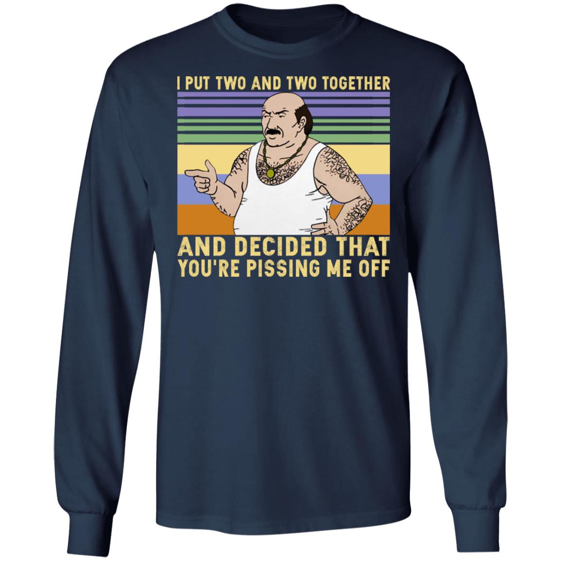 Carl - I put two and two together and decided shirt