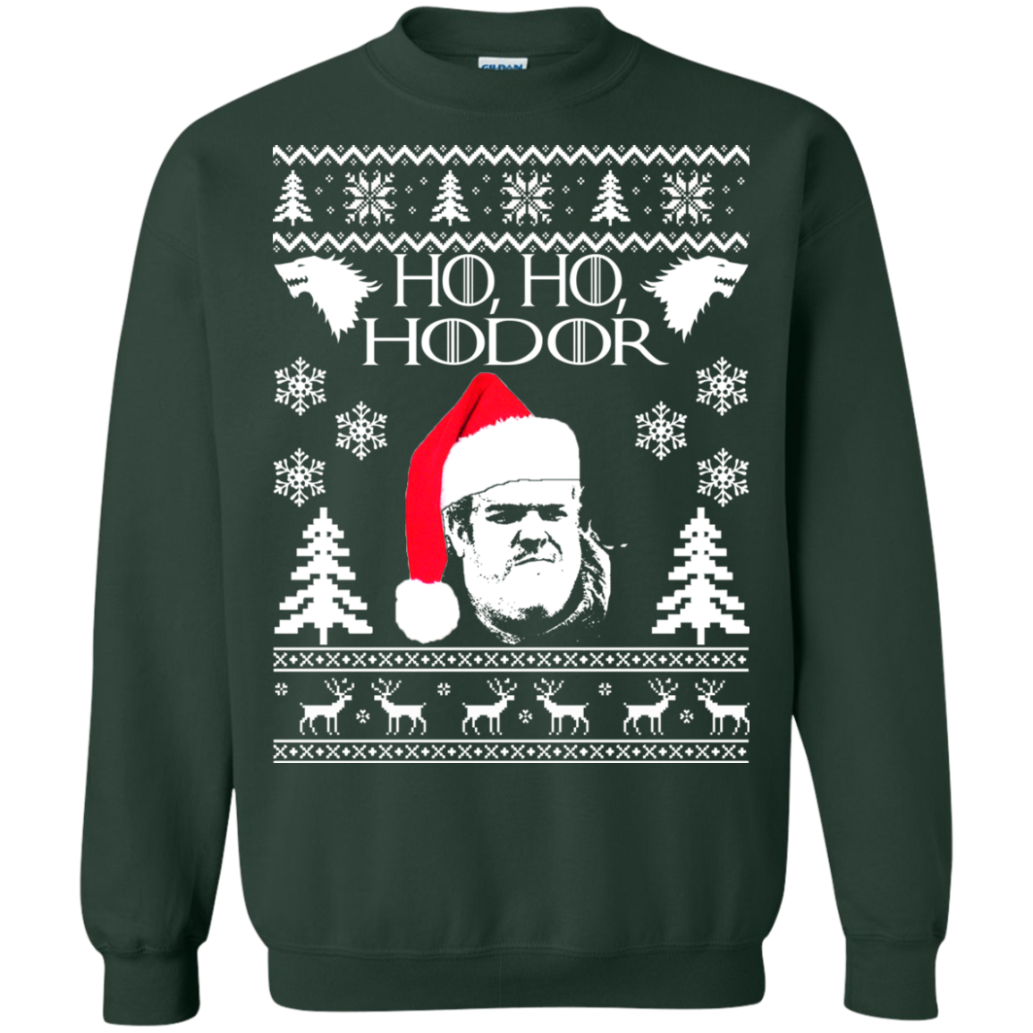Game Of Thrones - Ho Ho Hodor Christmas Sweater - TeeDragons