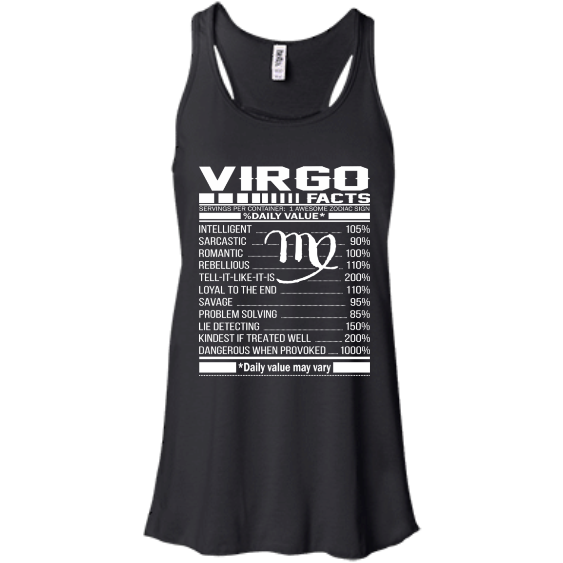 Virgo Facts - Awesome Zodiac Sign - %Daily Value Shirt, Hoodie, Tank - TeeDragons