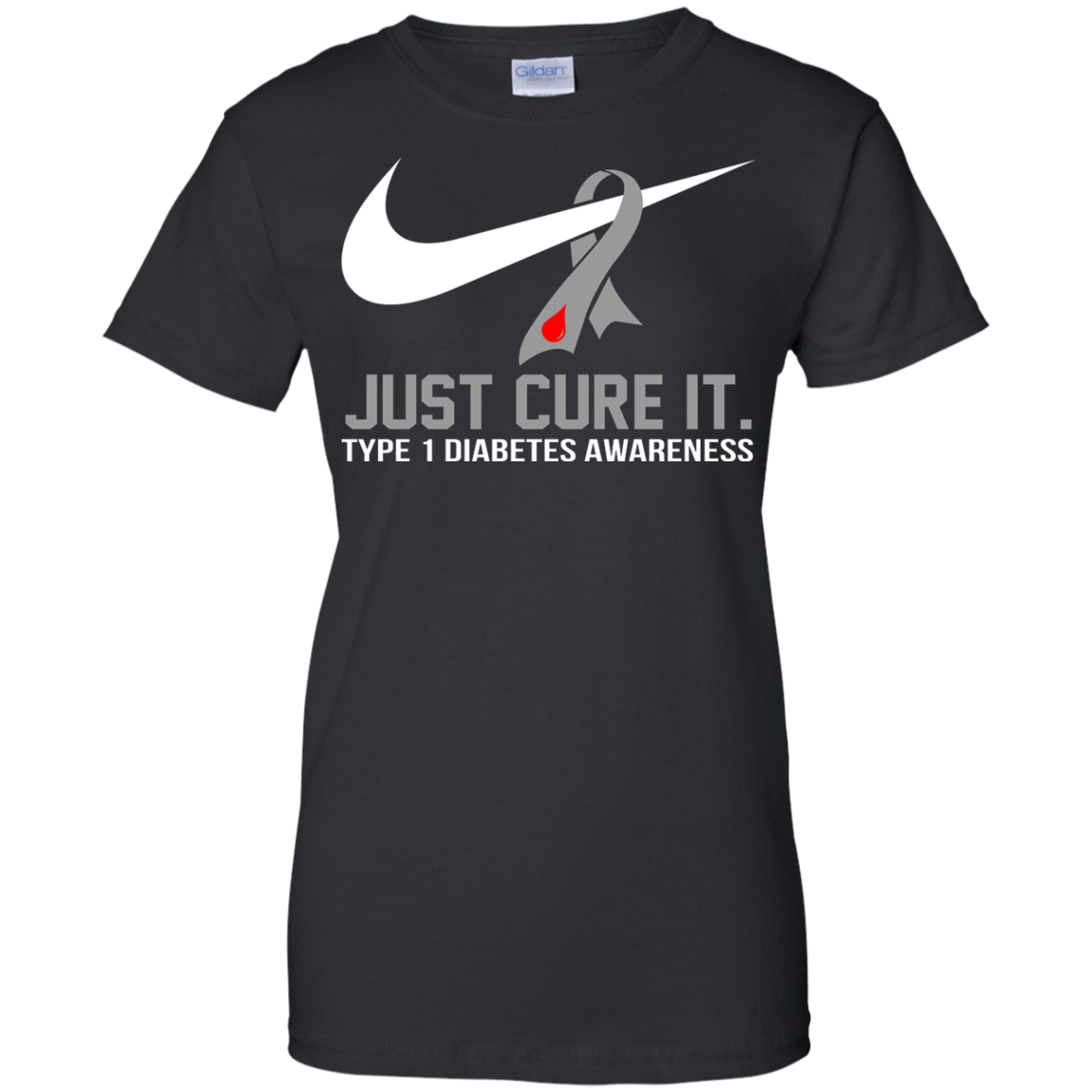 Just Cure It - Type 1 Diabetes Awareness Shirt, Hoodie, Tank - TeeDragons
