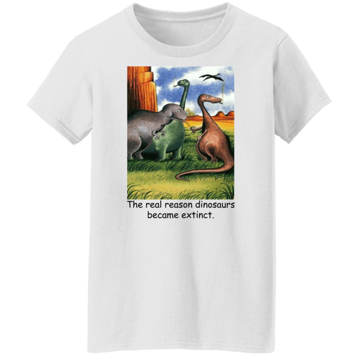 Dinosaurs Smoke - The Real Reason Dinosaurs Became Extinct Shirt