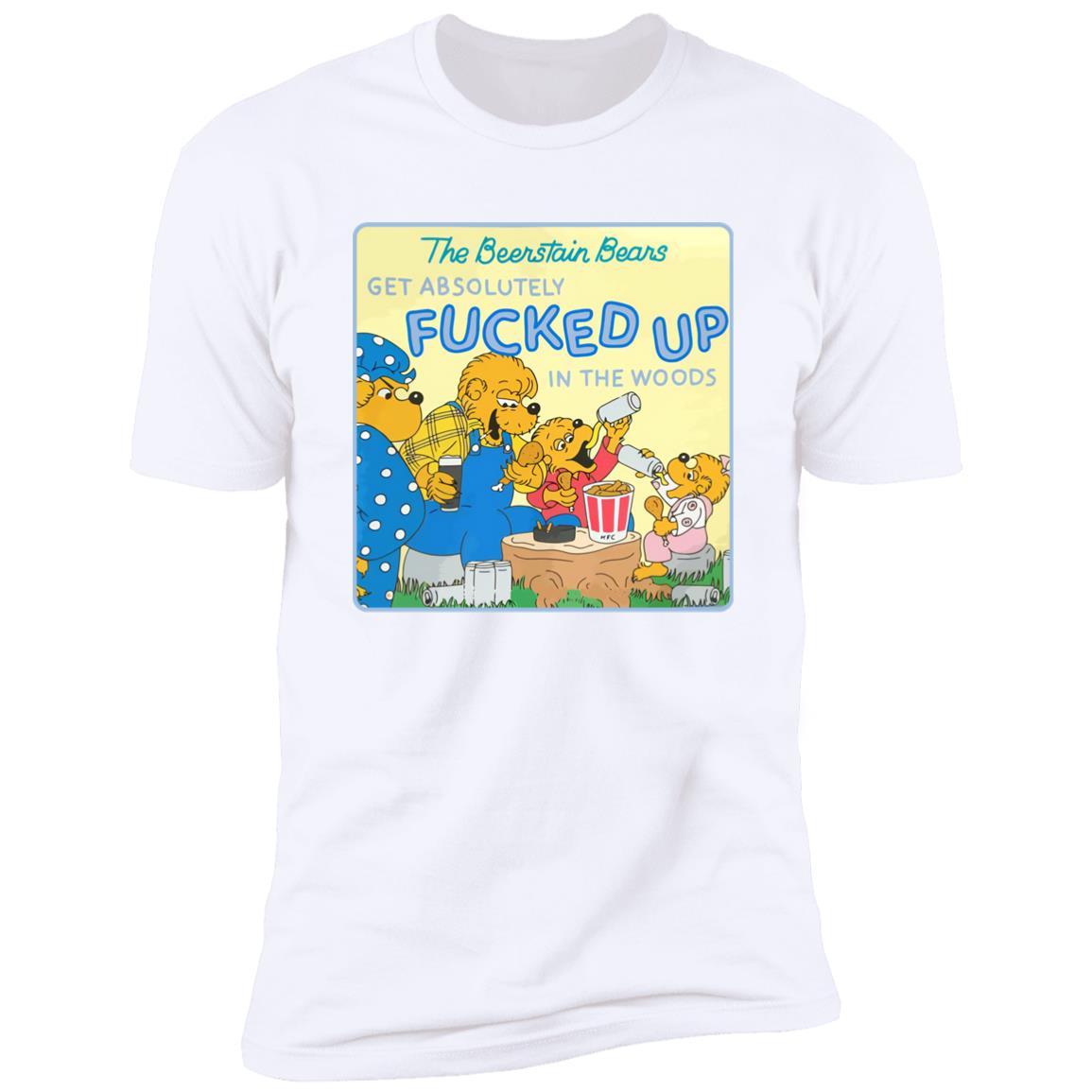 The Beerstain Bears Get Absolutely F-cked Up In The Woods Shirt