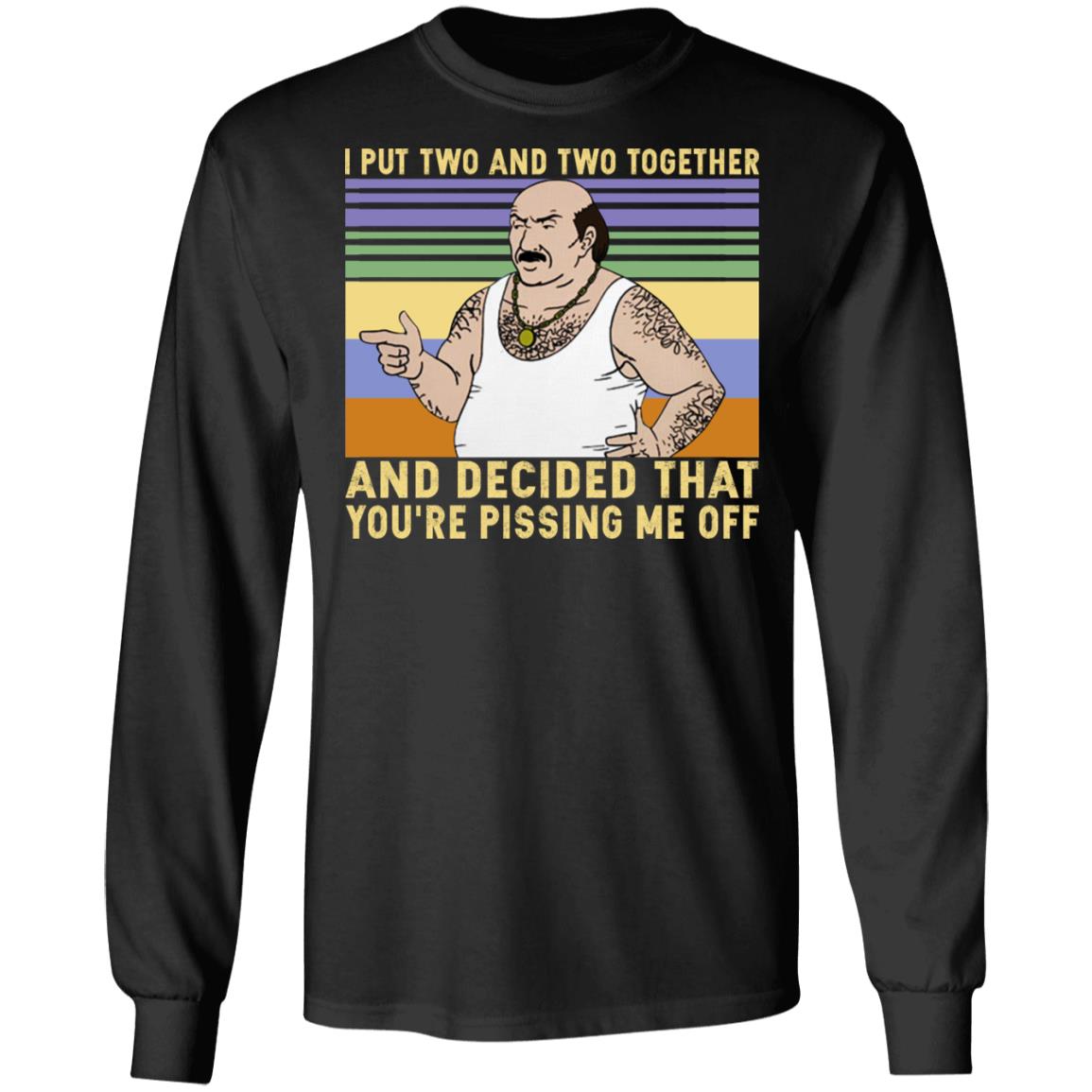 Carl - I put two and two together and decided shirt