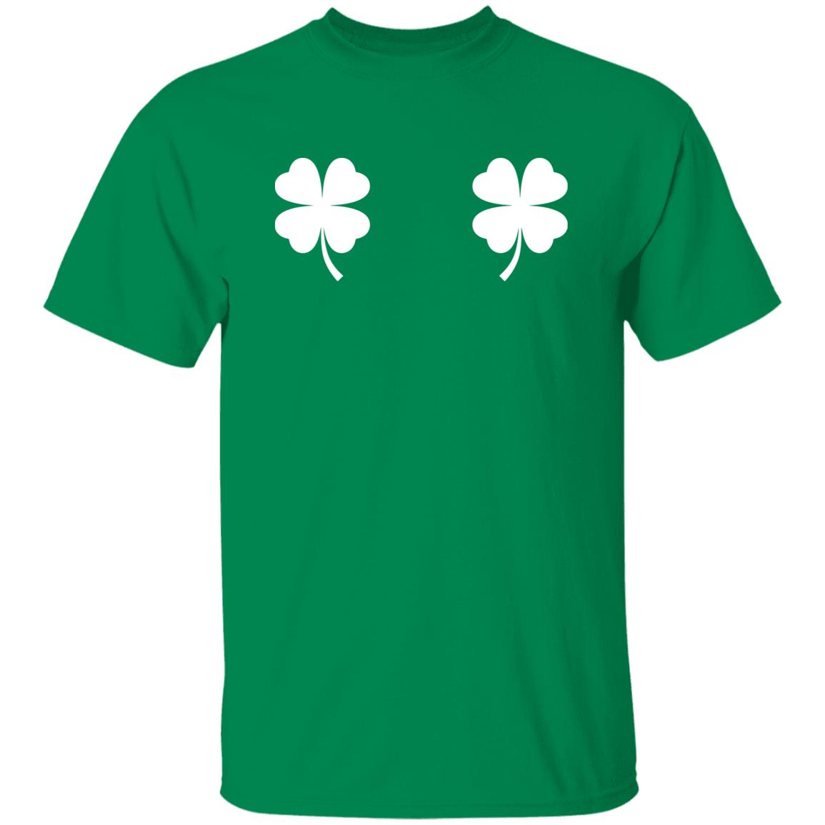 Shamrock Boob Shirt - TeeDragons