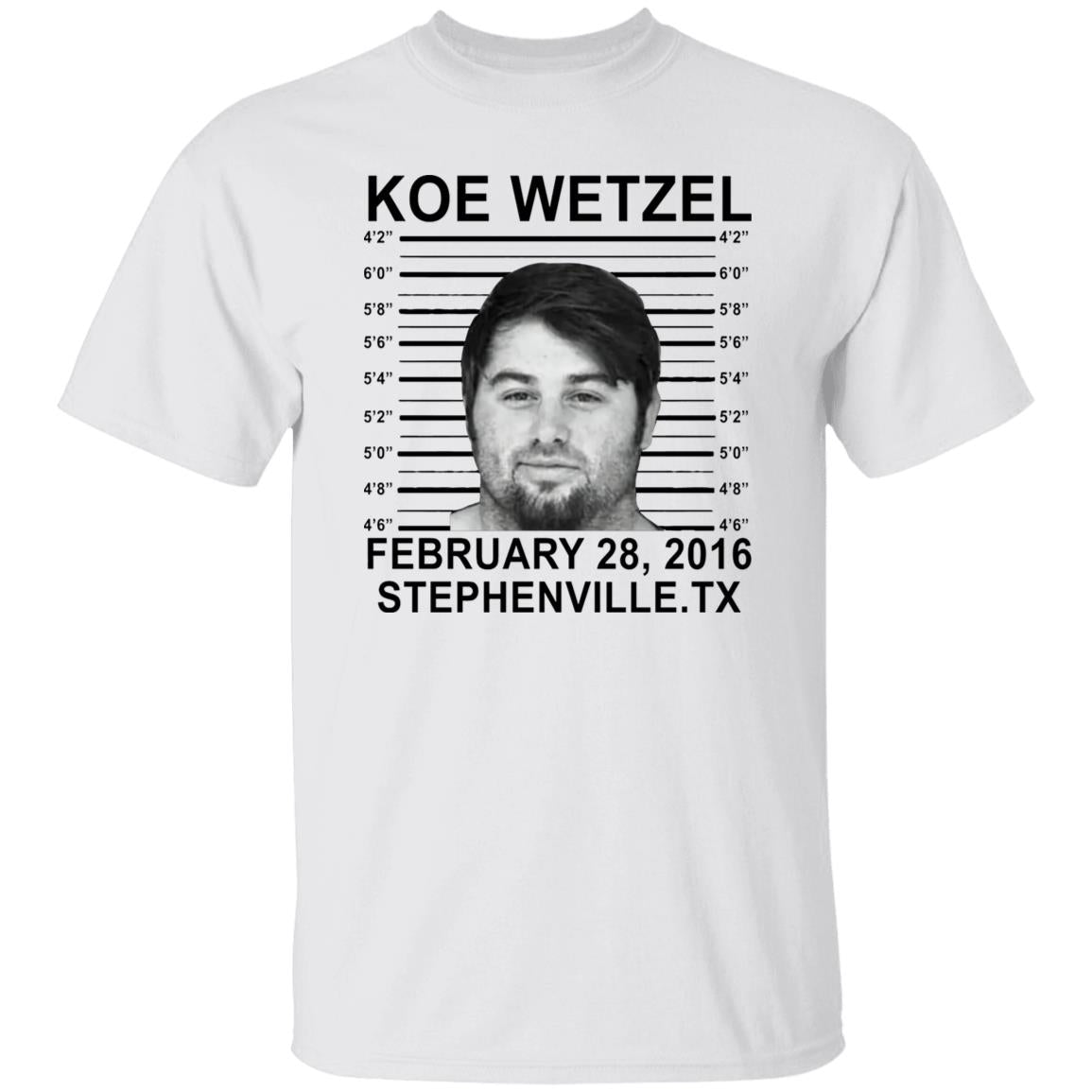 Koe Wetzel Mugshot Shirt