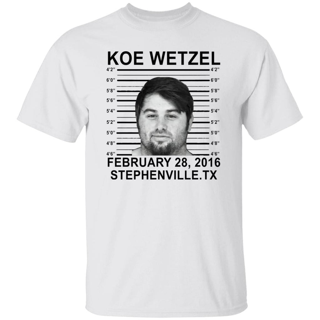 Koe Wetzel Mugshot Shirt | Teedragons.com - TeeDragons