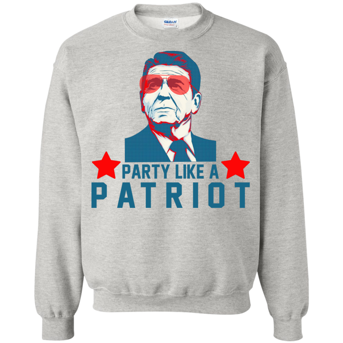 Reagan Party Like A Patriot Shirt, Hoodie, Tank - TeeDragons