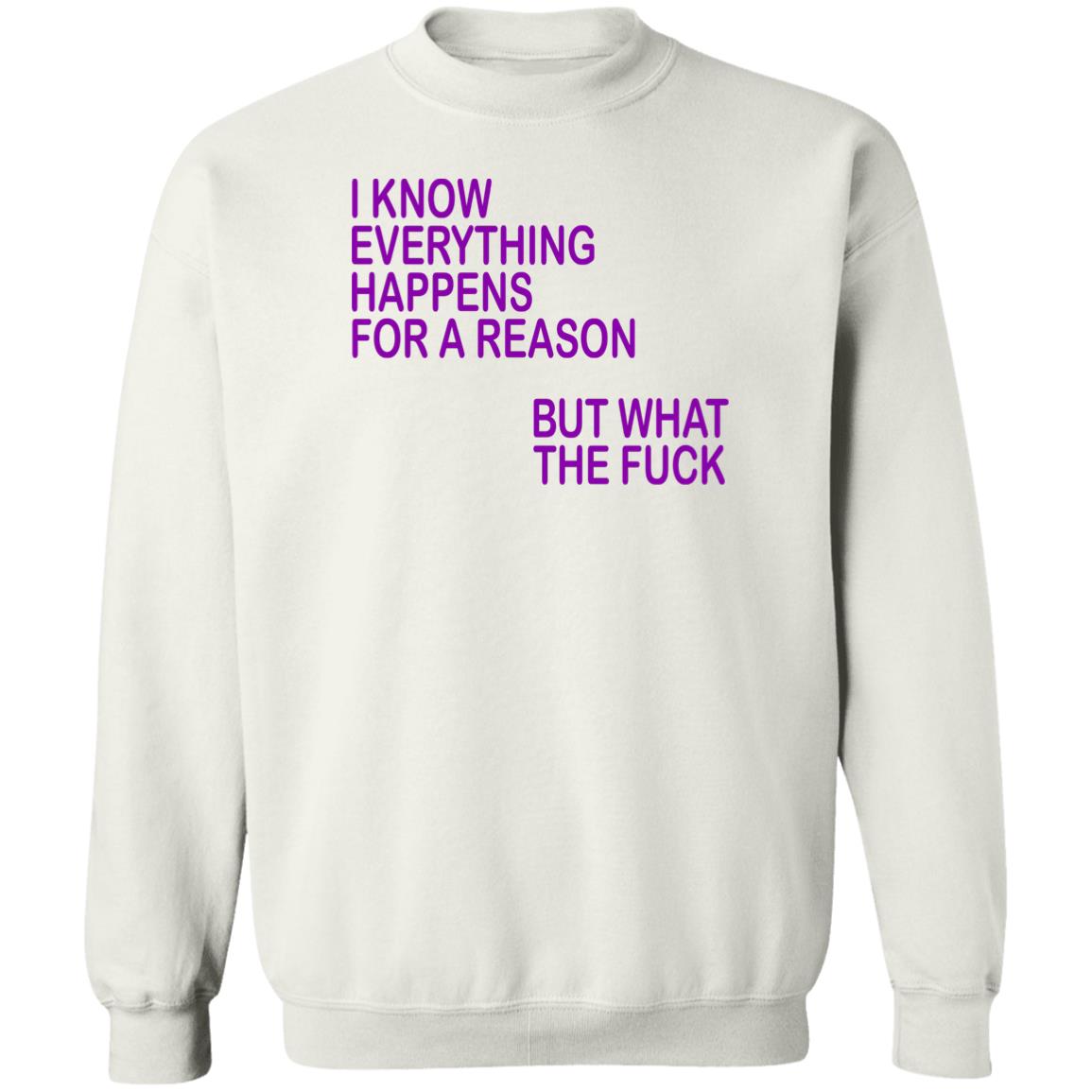 I Know Everything Happens For A Reason But What The Fuck Shirt