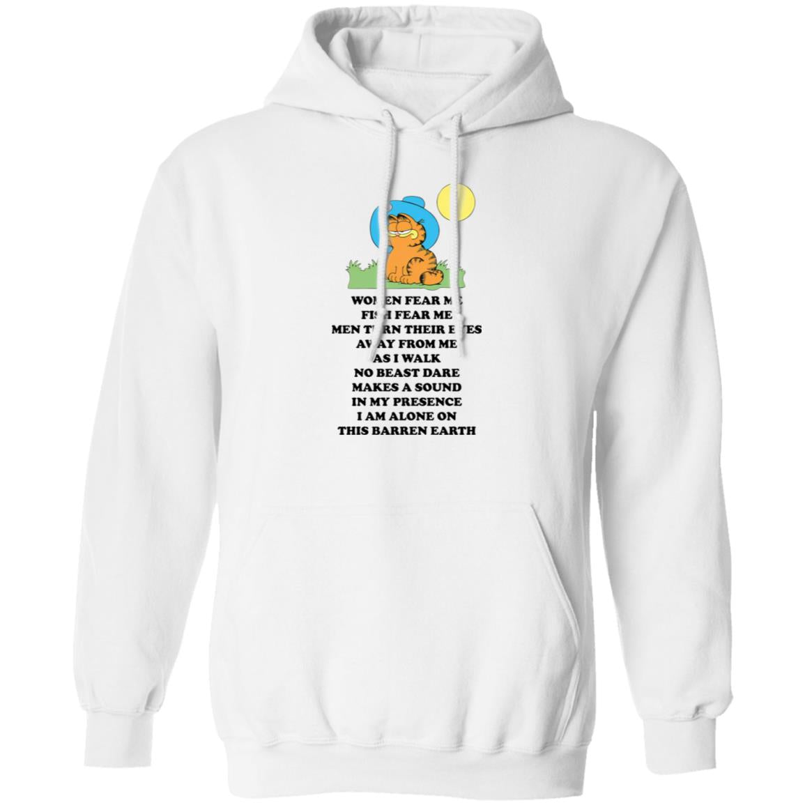 Garfield Women Fear Me Fish Fear Me Men Turn Their Eyes Shirt