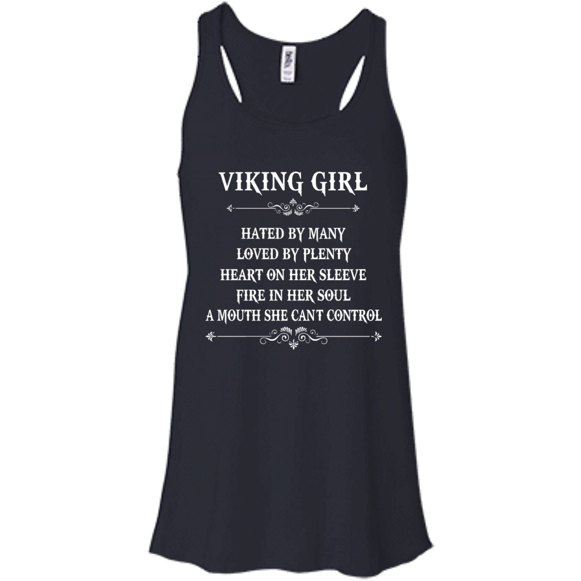Viking Girl - Hated By Many, Loved By Plenty Heart On Her Sleeve T-Shirt - TeeDragons