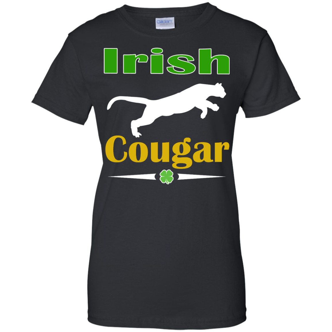 Irish Cougar Shirt - Hoodie - Tank - TeeDragons