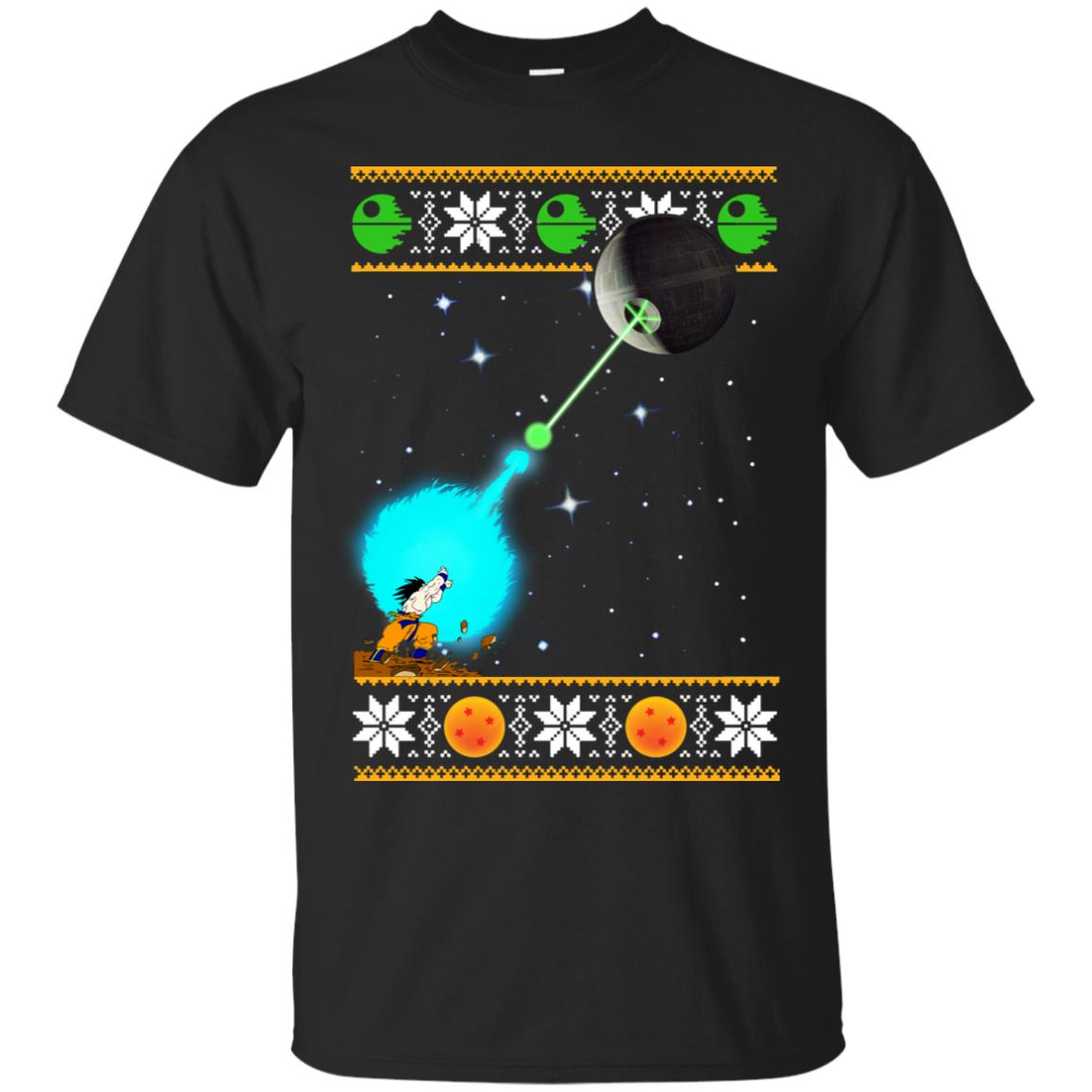 Songoku Kamehameha Death Plannet Christmas Sweater - TeeDragons