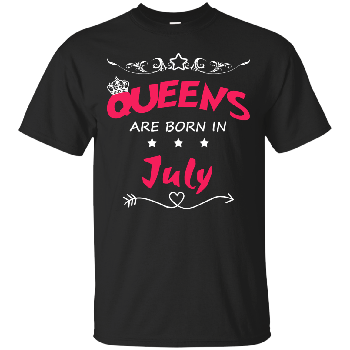 Queens Are Born In July Shirt, Hoodie, Tank - TeeDragons