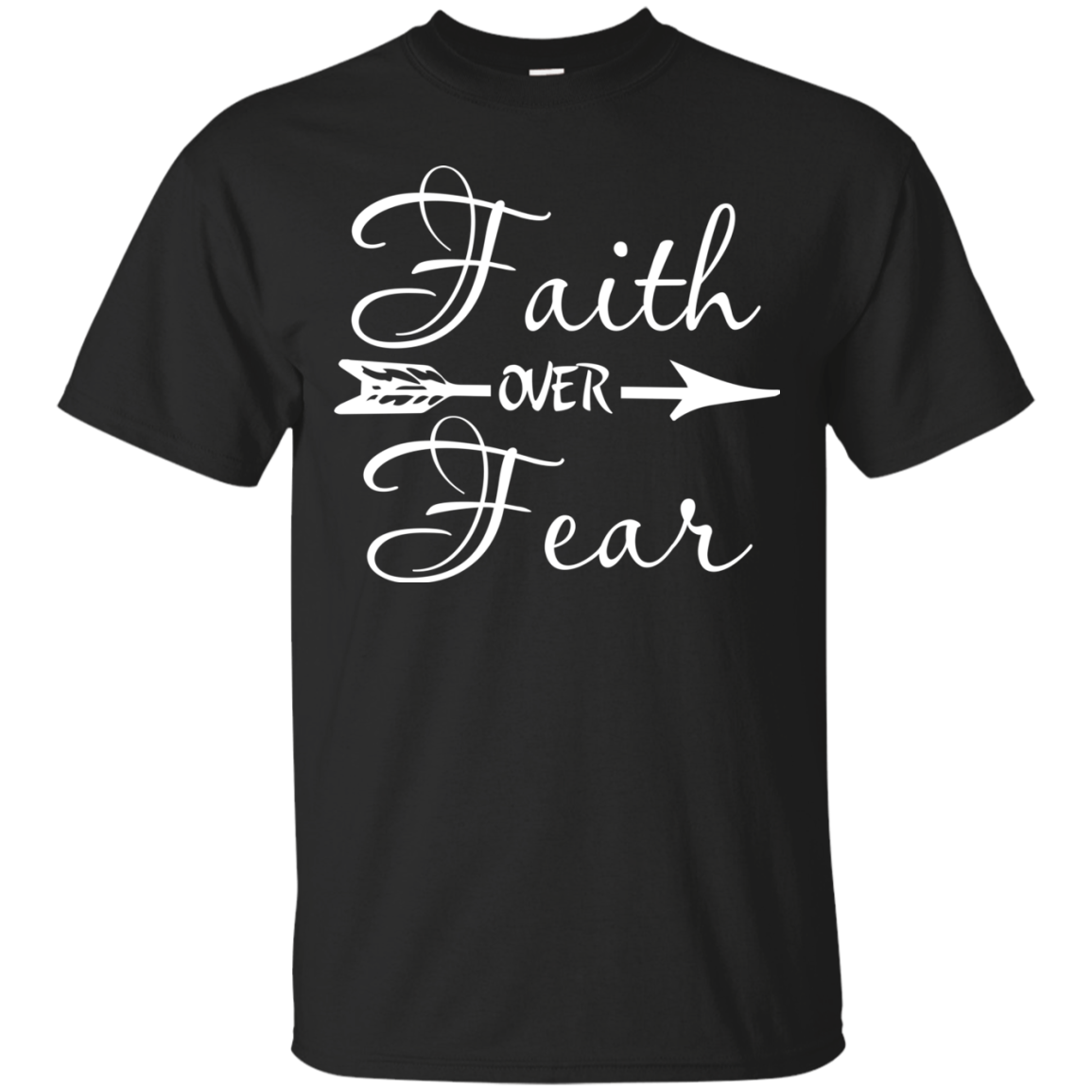Faith Over Fear Shirt, Hoodie, Tank - TeeDragons