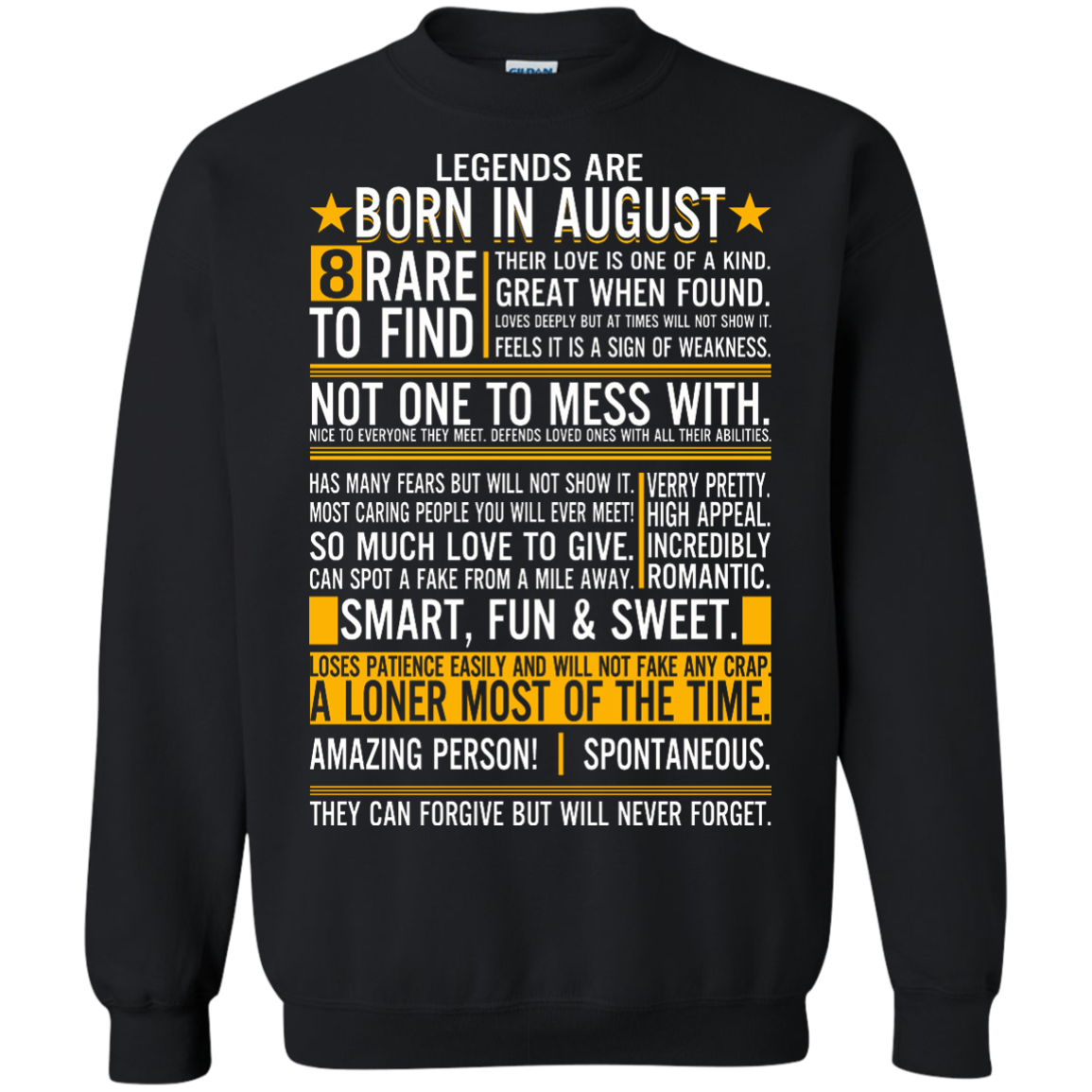 Legends Are Born In August - 8 Rare To Find Shirt, Hoodie, Tank - TeeDragons