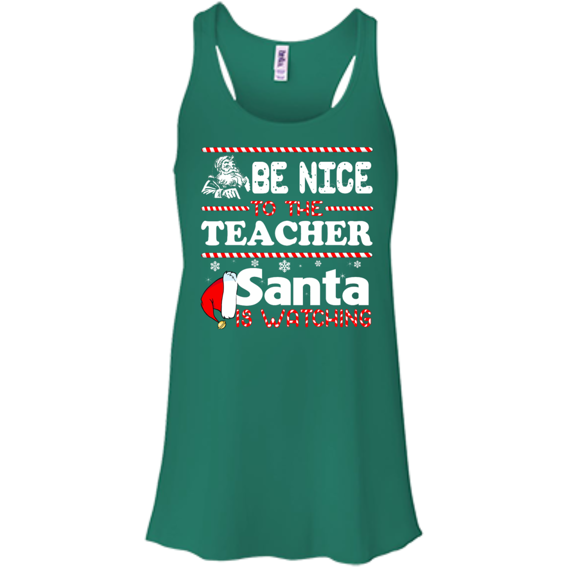 Be Nice To The Teacher Santa Is Watching Shirt, Hoodie, Tank - TeeDragons