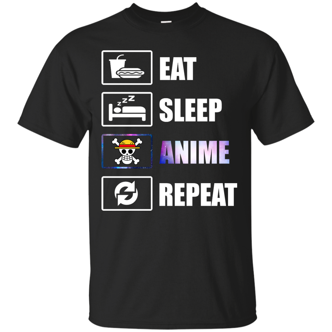 Eat Sleep Anime Repeat Shirt, Hoodie - TeeDragons