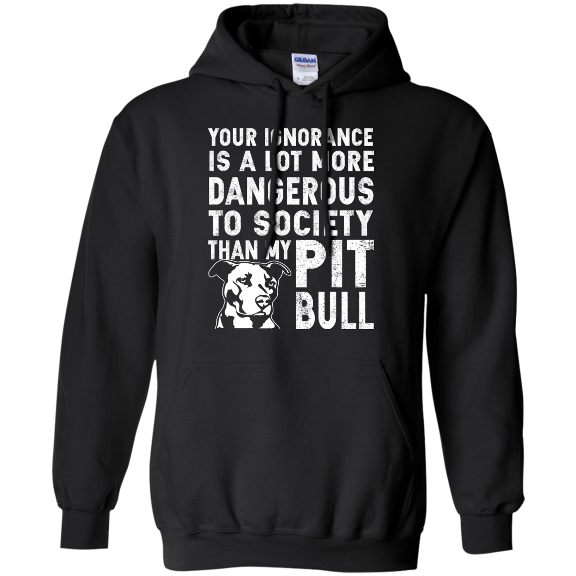 Your Ignorance Is A lot More Dangerous To Society Than My Pitbull Shirt, Tank - TeeDragons