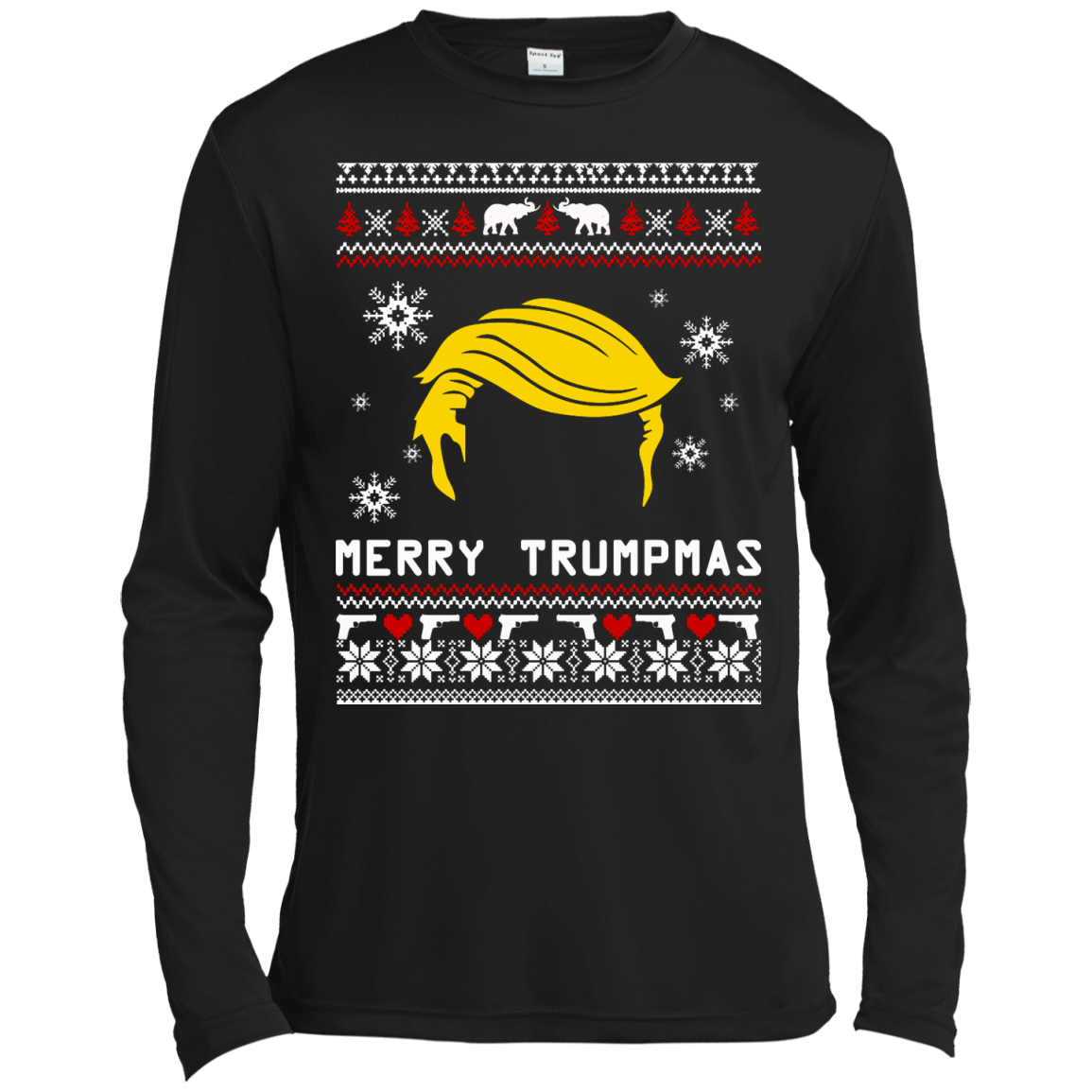 Donald Trump Christmas Sweatshirt, Merry Trumpmas