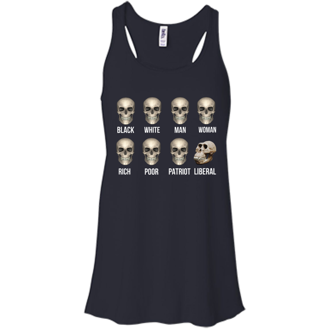 Skulls of Modern America -  All people was created equal except Liberal skull shirt - TeeDragons