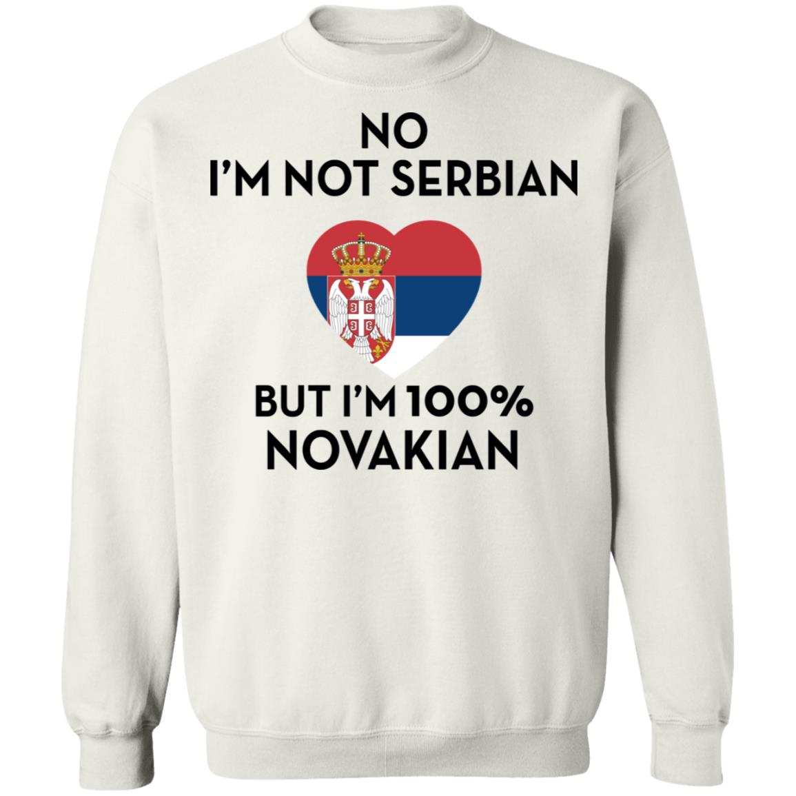 No I'm not Serbian but I'm 100% Novakian shirt