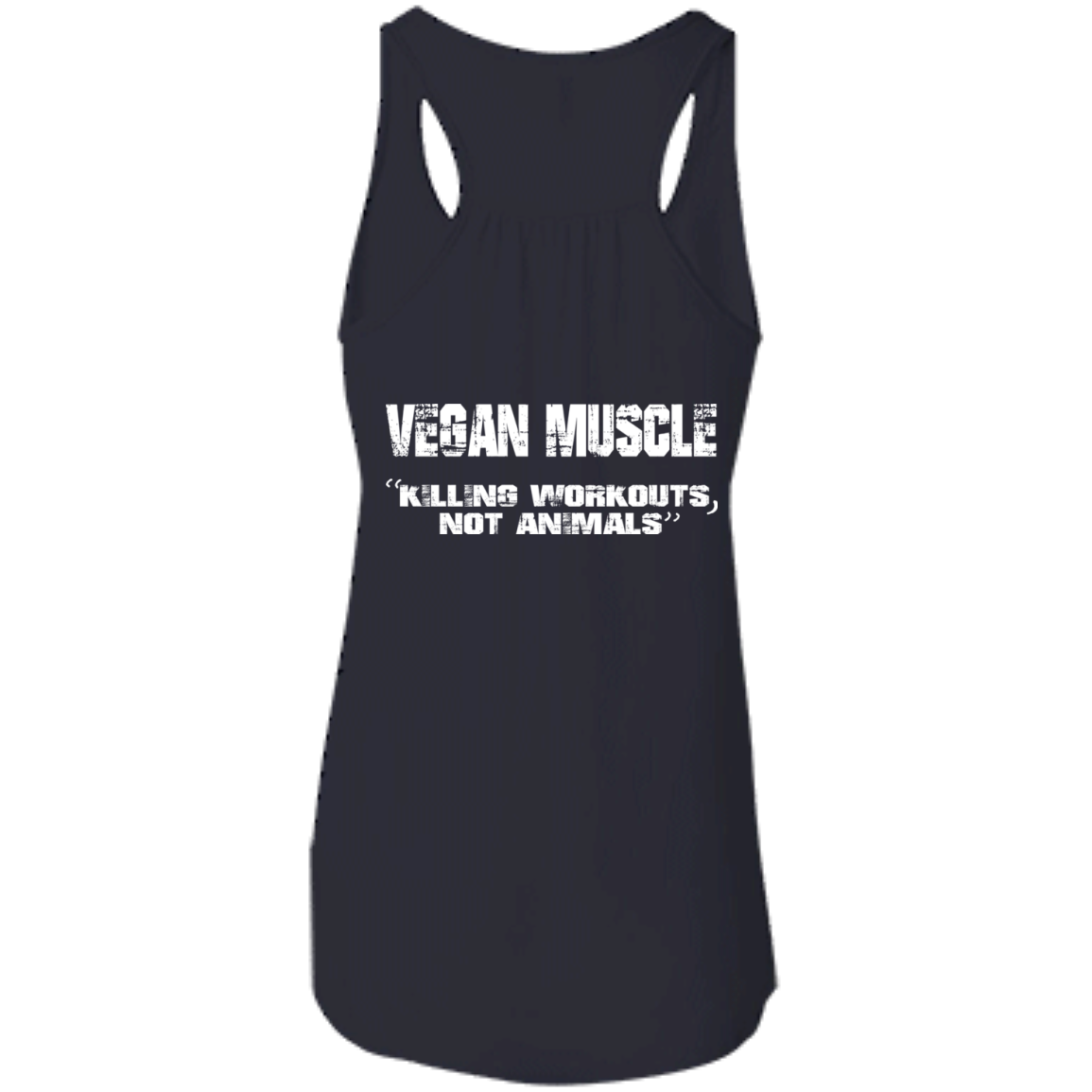 Vegan Muscle "Killing Workouts, Not Animals" Shirt, Hoodie - Back Design - TeeDragons