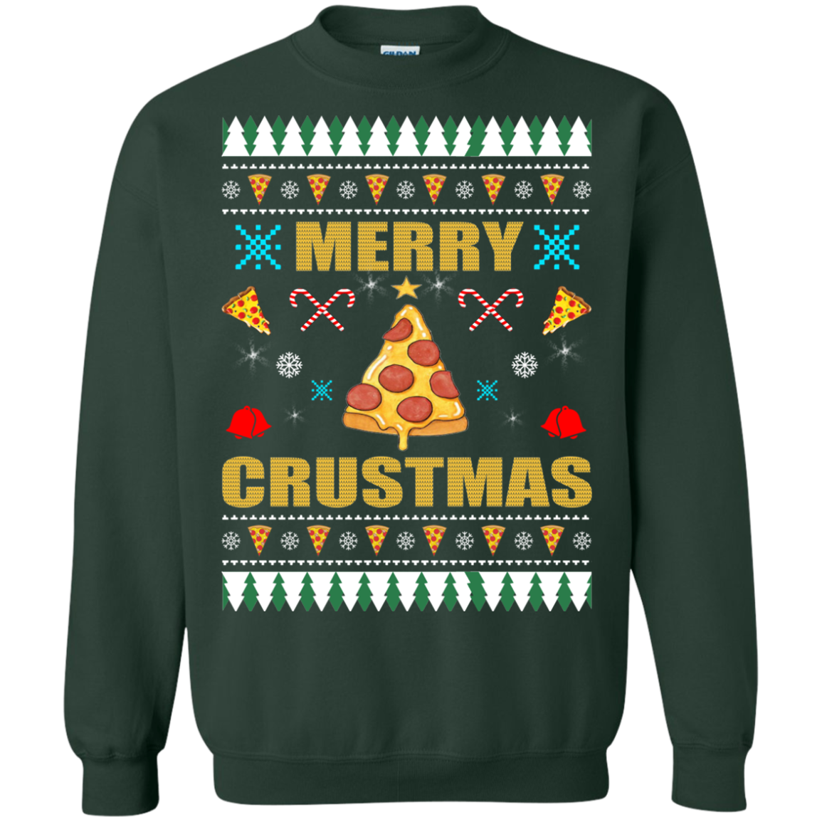 Merry Crustmas Christmas Sweater - TeeDragons