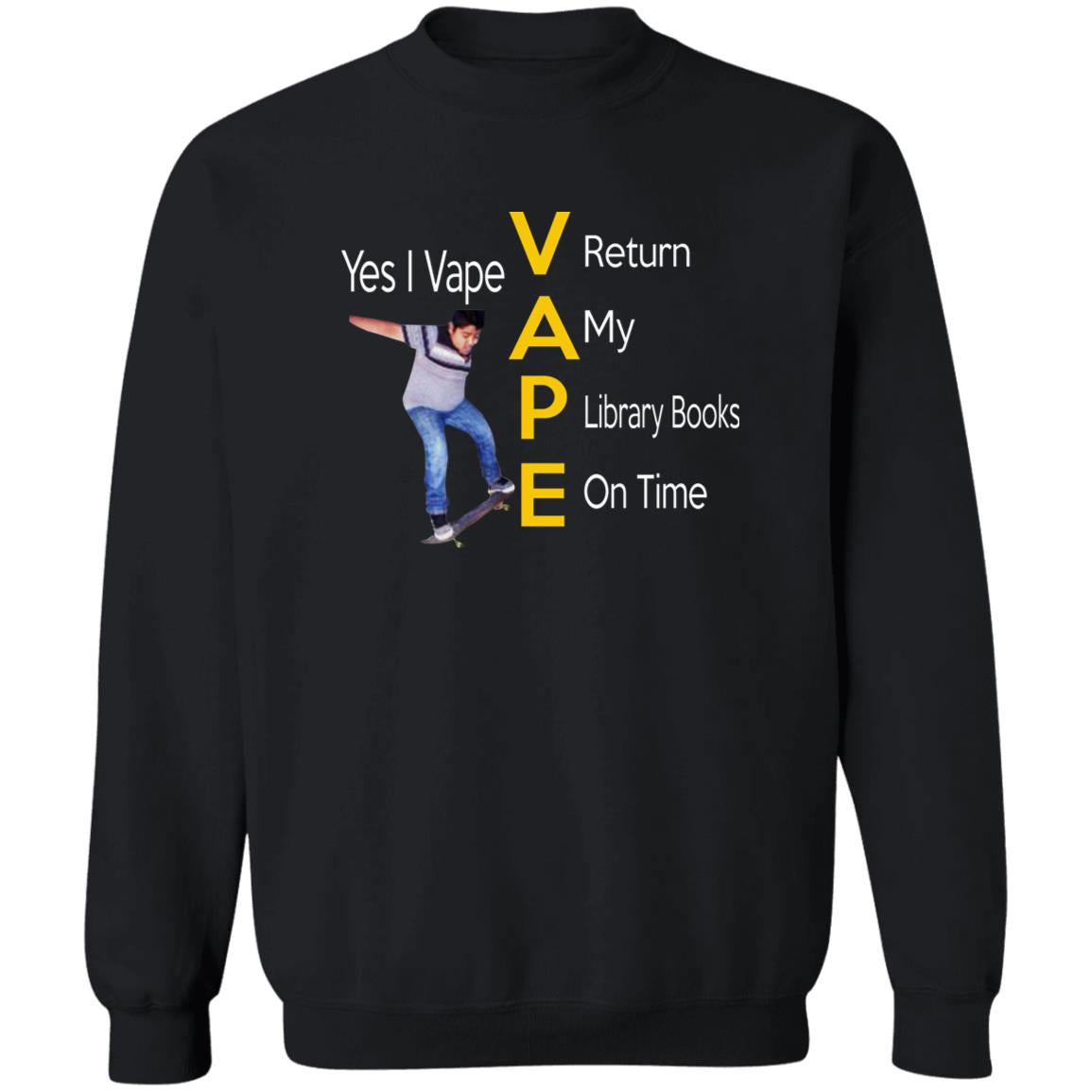 Yes I Vape Return My Library Books On Time Shirt