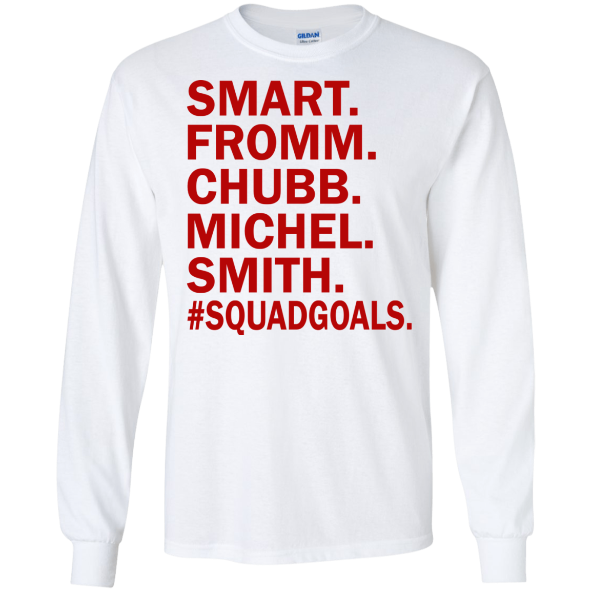 Smart - Fromm - Chubb - Michel - Smith #Squadgoals T-Shirt - TeeDragons