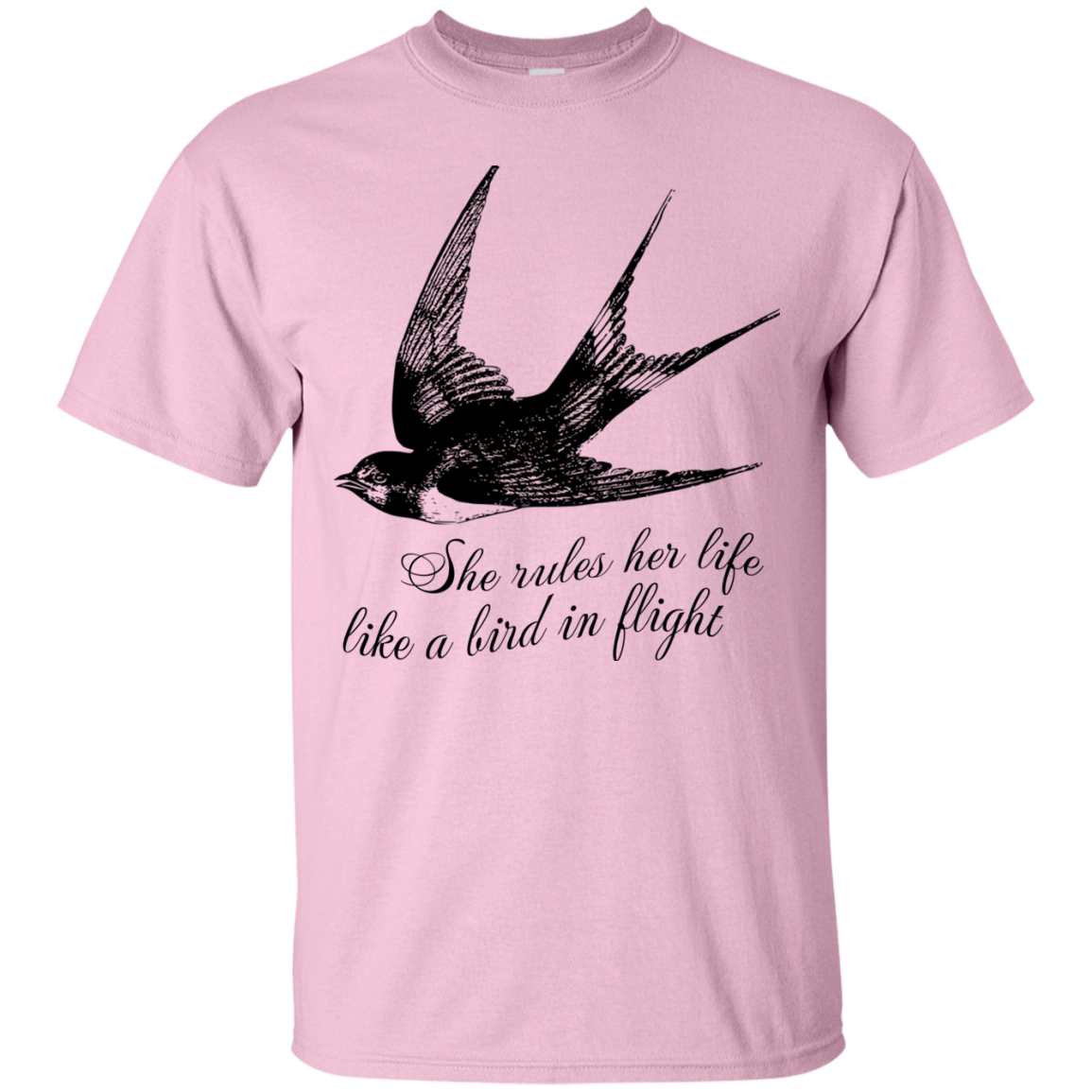 She Rules Her Life Like A Bird In Flight Shirt, Hoodie, Tank - TeeDragons