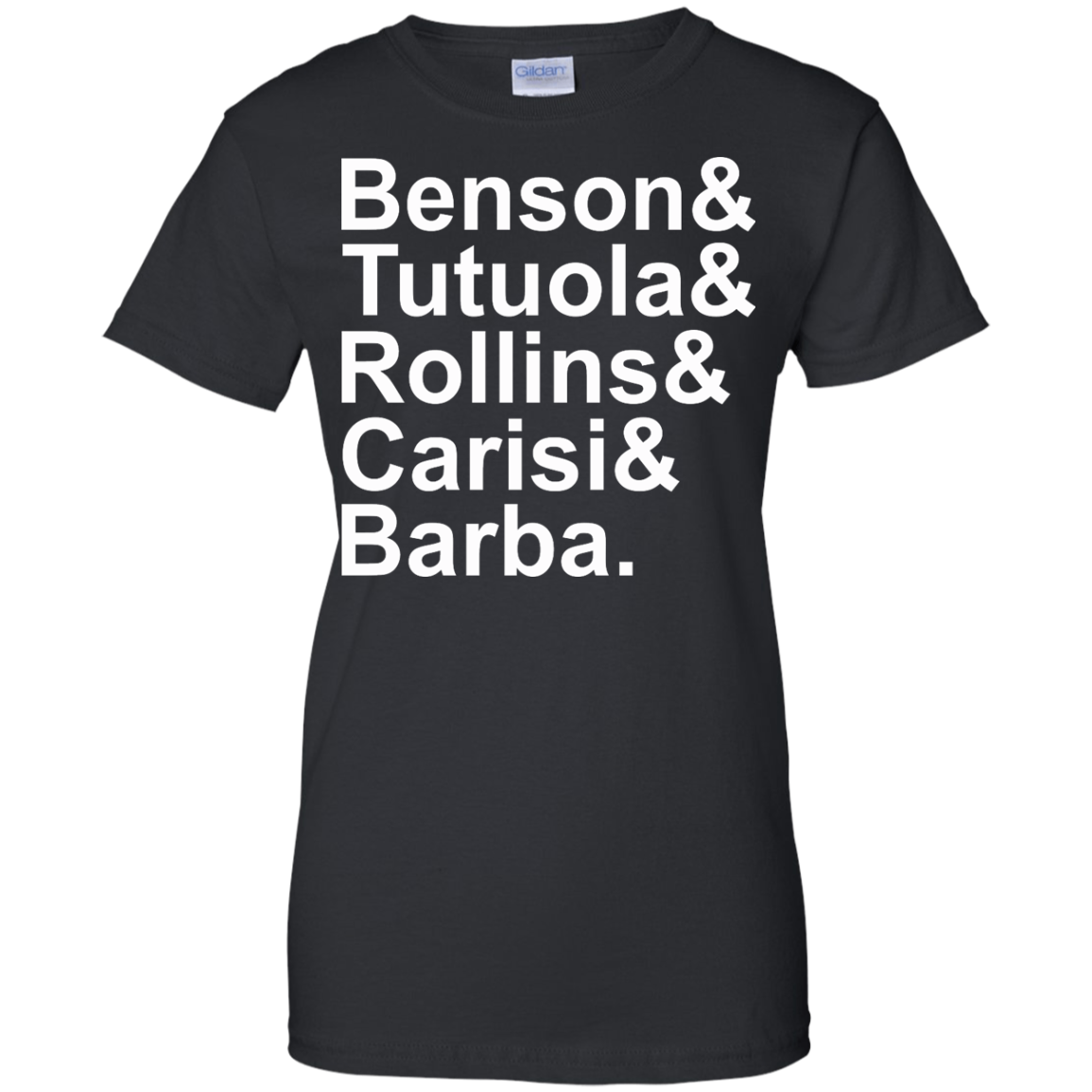 Benson - Tutuola - Rollins - Carisi - Barba T-Shirt - TeeDragons