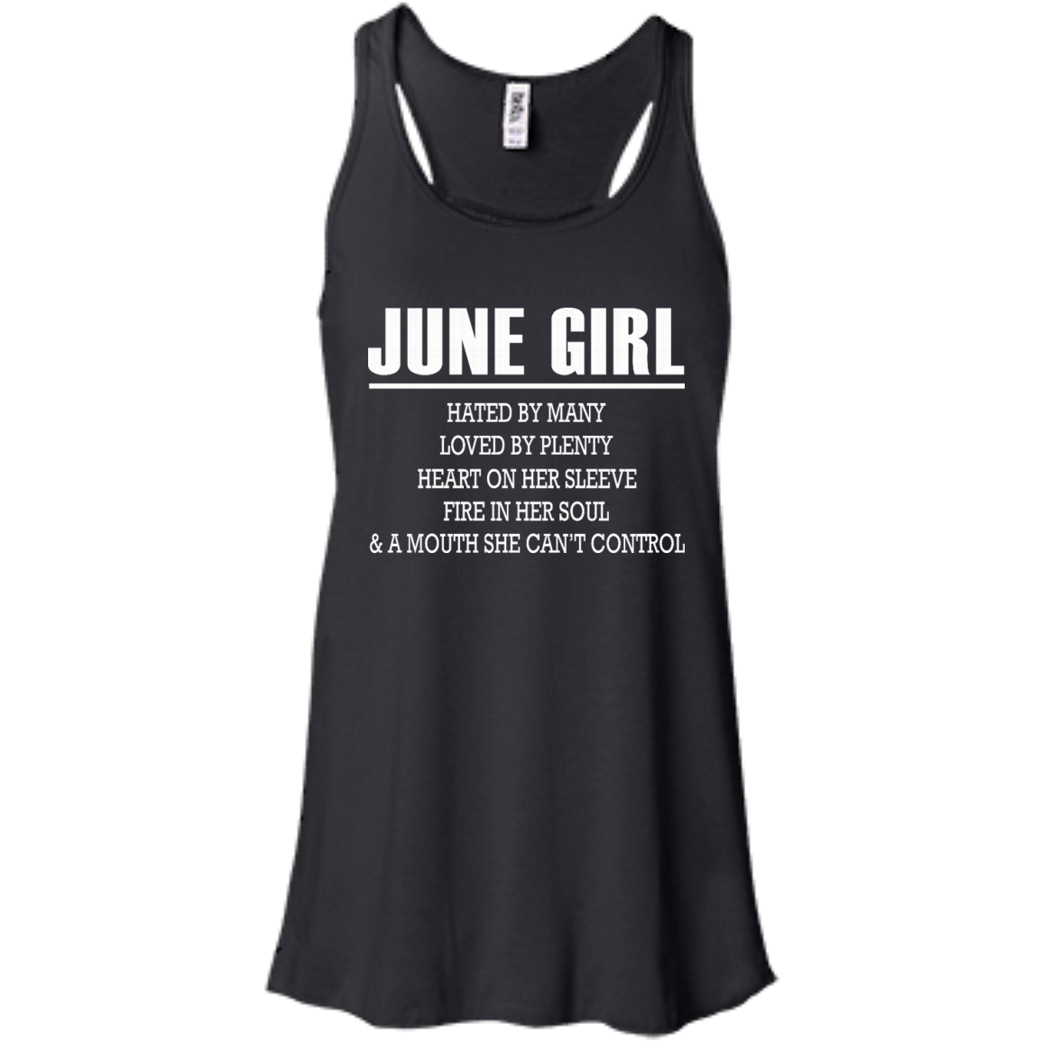 June Girl - Hated By Many, Loved By Plenty Heart On Her Sleeve T-Shirt - TeeDragons