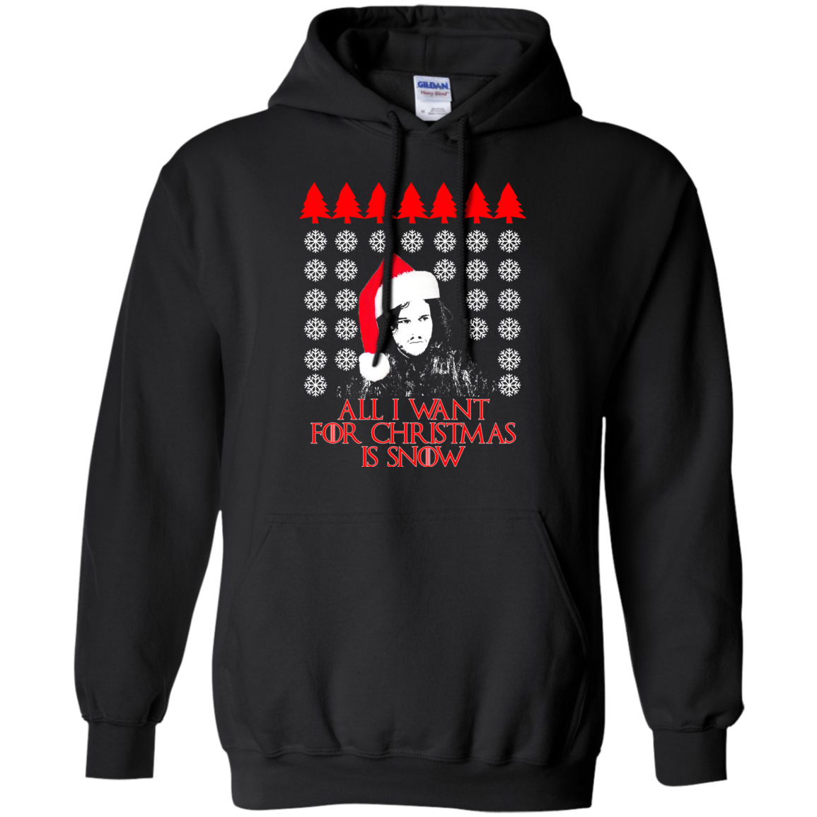 Game Of Thrones - All I Want For Christmas Is Snow Ugly Sweater - TeeDragons