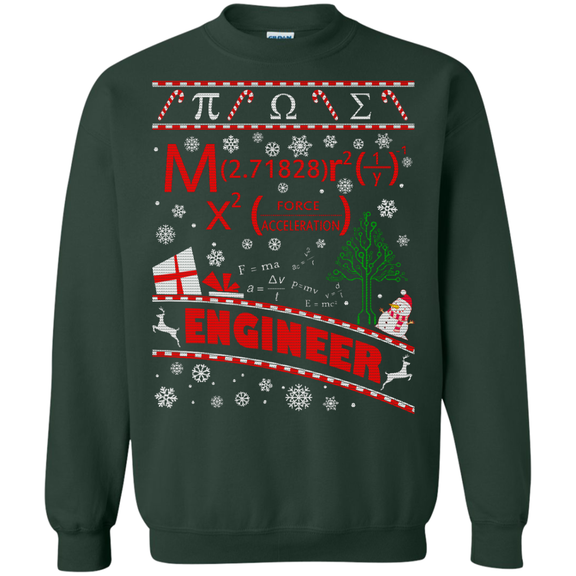 Engineering Ugly Christmas Sweatshirt, Hoodie - TeeDragons