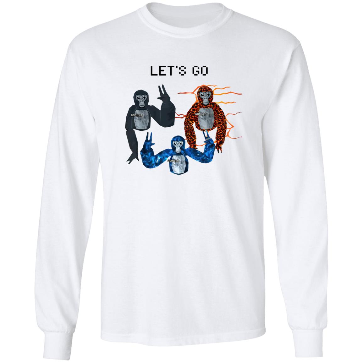 Gorilla Tag Monke Vr Gamer Let’s Go Shirt