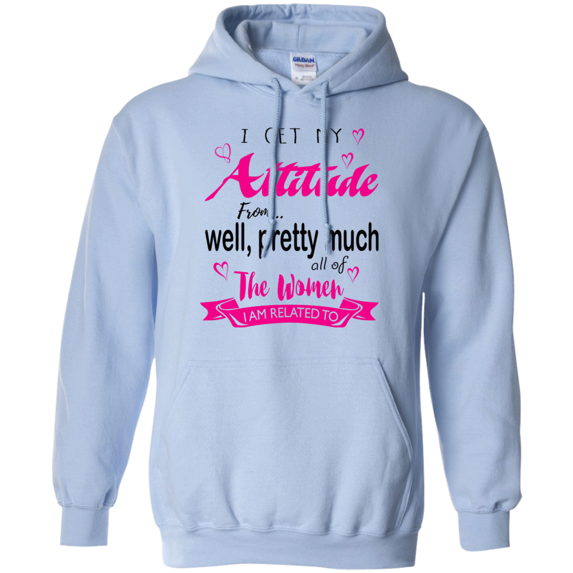 I Get My Attitude From Well Pretty Much.. T-Shirt, Hoodie & Tank - TeeDragons