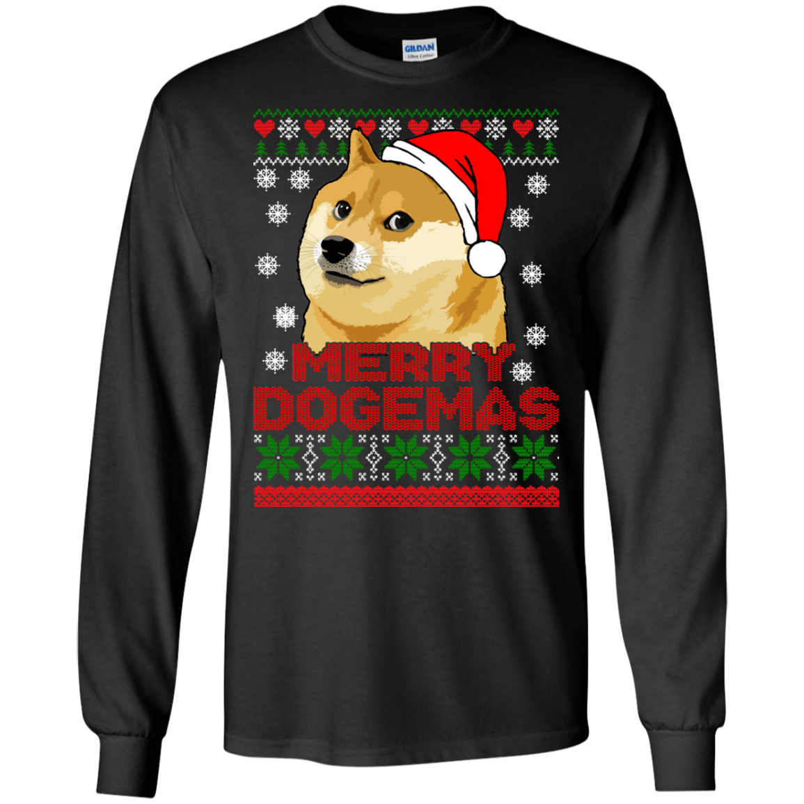 Merry Dogemas Christmas Sweater, Hoodie - TeeDragons