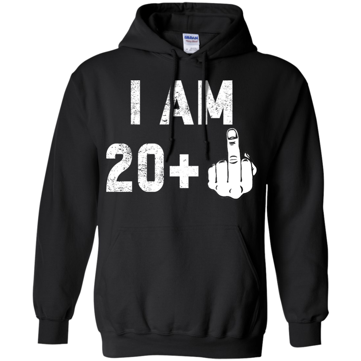 I Am 20 And Middle Finger Shirt, Hoodie, Tank - TeeDragons