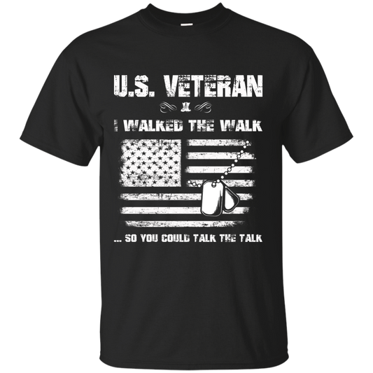 US Veteran Shirt - I Walked The Walk - TeeDragons