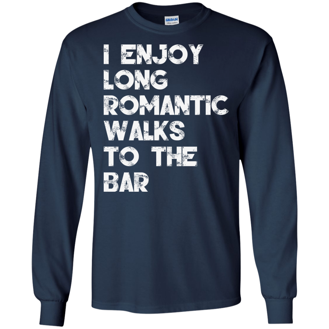 I Enjoy Long Romantic Walks To The Bar Shirt, Hoodie, Tank - TeeDragons