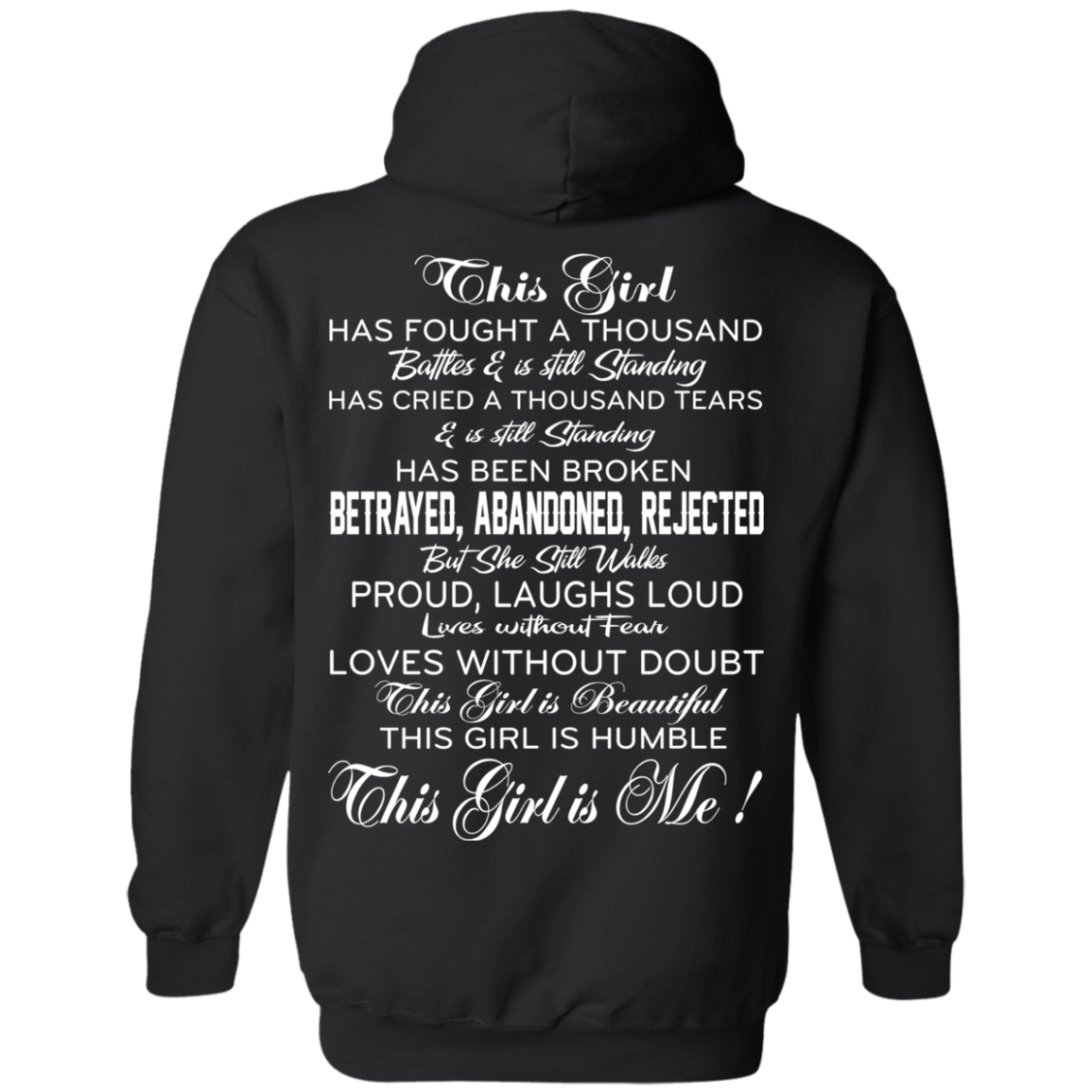 This Girl Is Beautiful, This Girl Is Humble Shirt, Hoodie, Tank - Back Design - TeeDragons